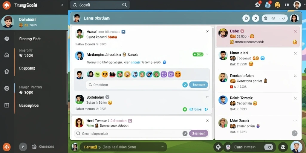 Screenshot menunjukkan tampilan antarmuka permainan yang menarik.