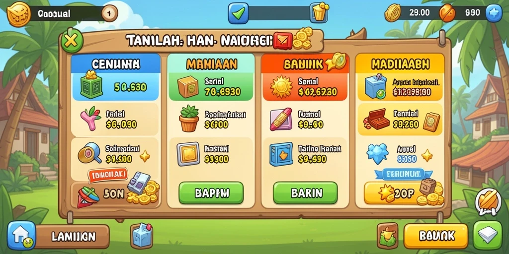 Antarmuka pengguna FAV77 yang menarik dan intuitif.