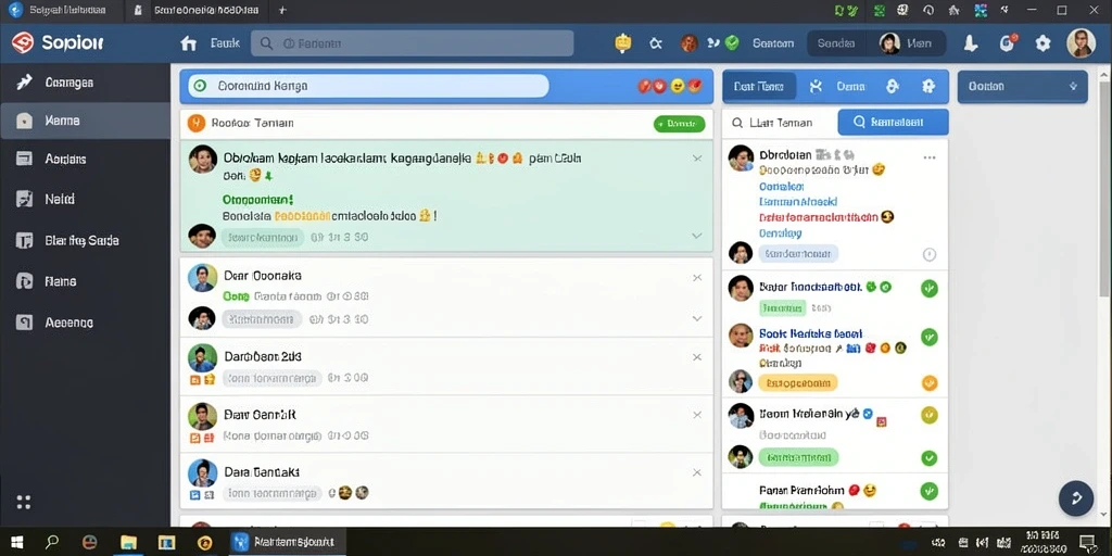 Tampilan utama dengan berbagai pilihan permainan.