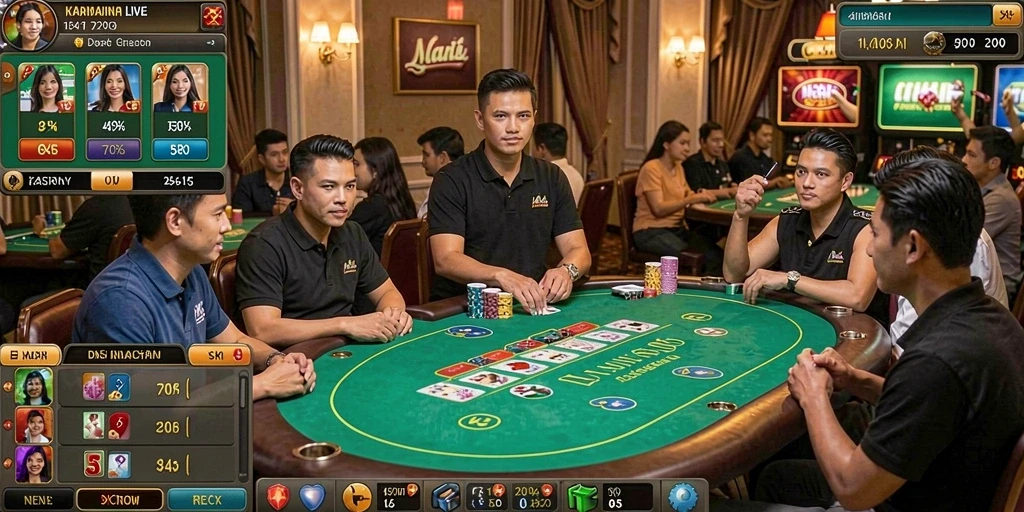 Tampilan intuitif yang memudahkan navigasi permainan.