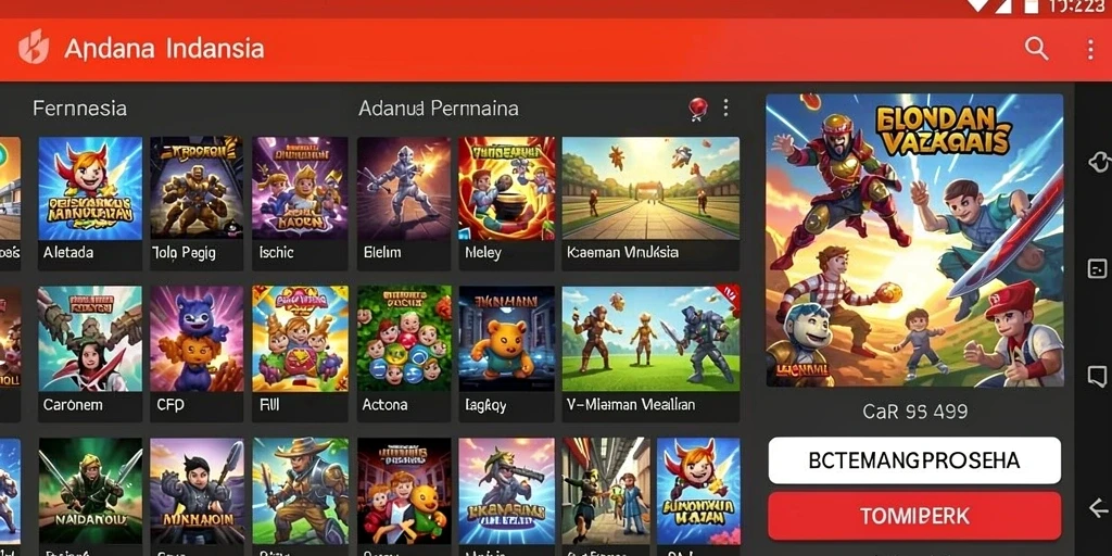 Tampilan antarmuka yang user-friendly.