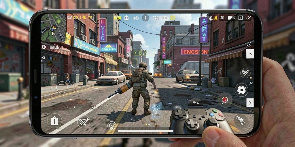 Screenshot menunjukkan karakter karakterisasi unik dalam game.