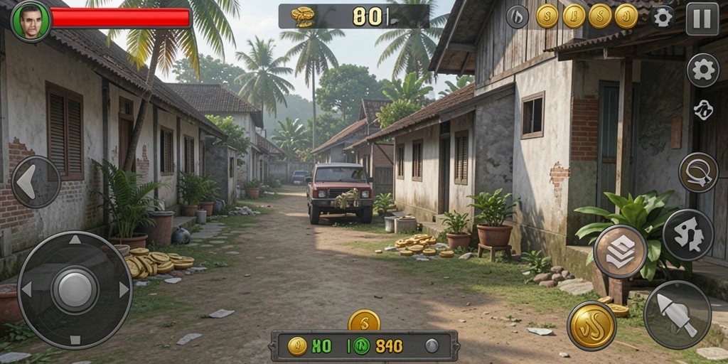 Screenshot menampilkan tampilan awal game PUNCAKTOTO.